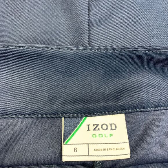 Izod Womens Golf Swing Flex Skort with Pockets navy blue Sz 6 - Picture 7 of 12
